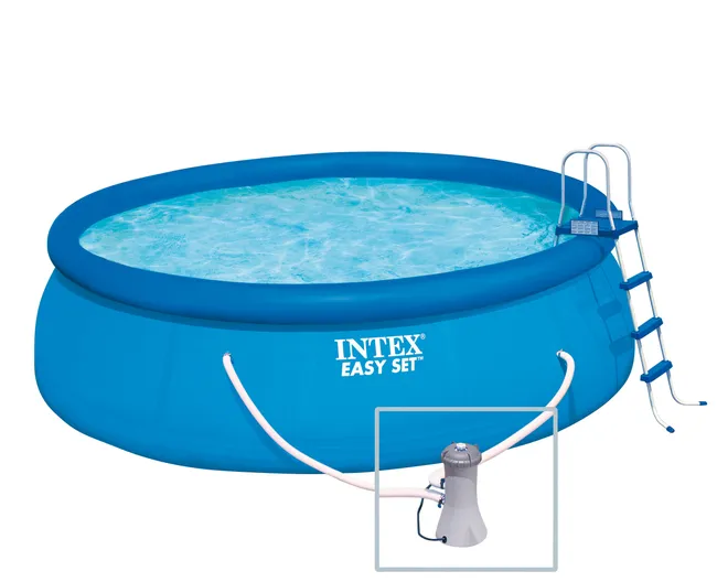 Piscine autoportante Intex Easy Set diamètre 4,57 m, hauteur 1,22 m