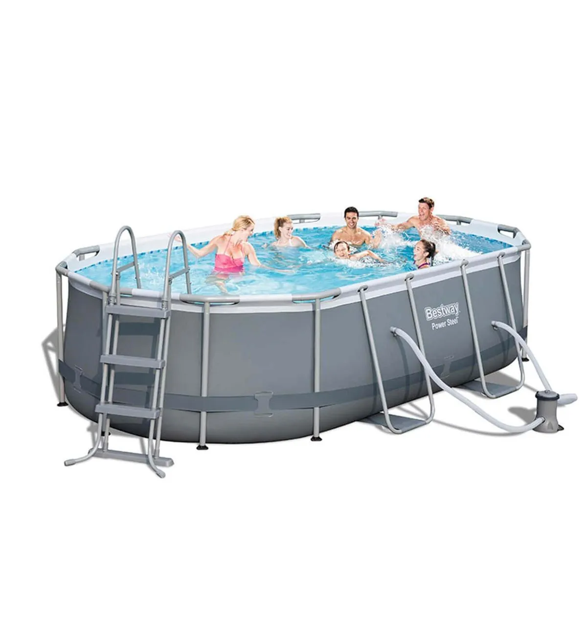 Piscine Bestway Power Steel ovale 4,27 x 2,50 x 1,00 m