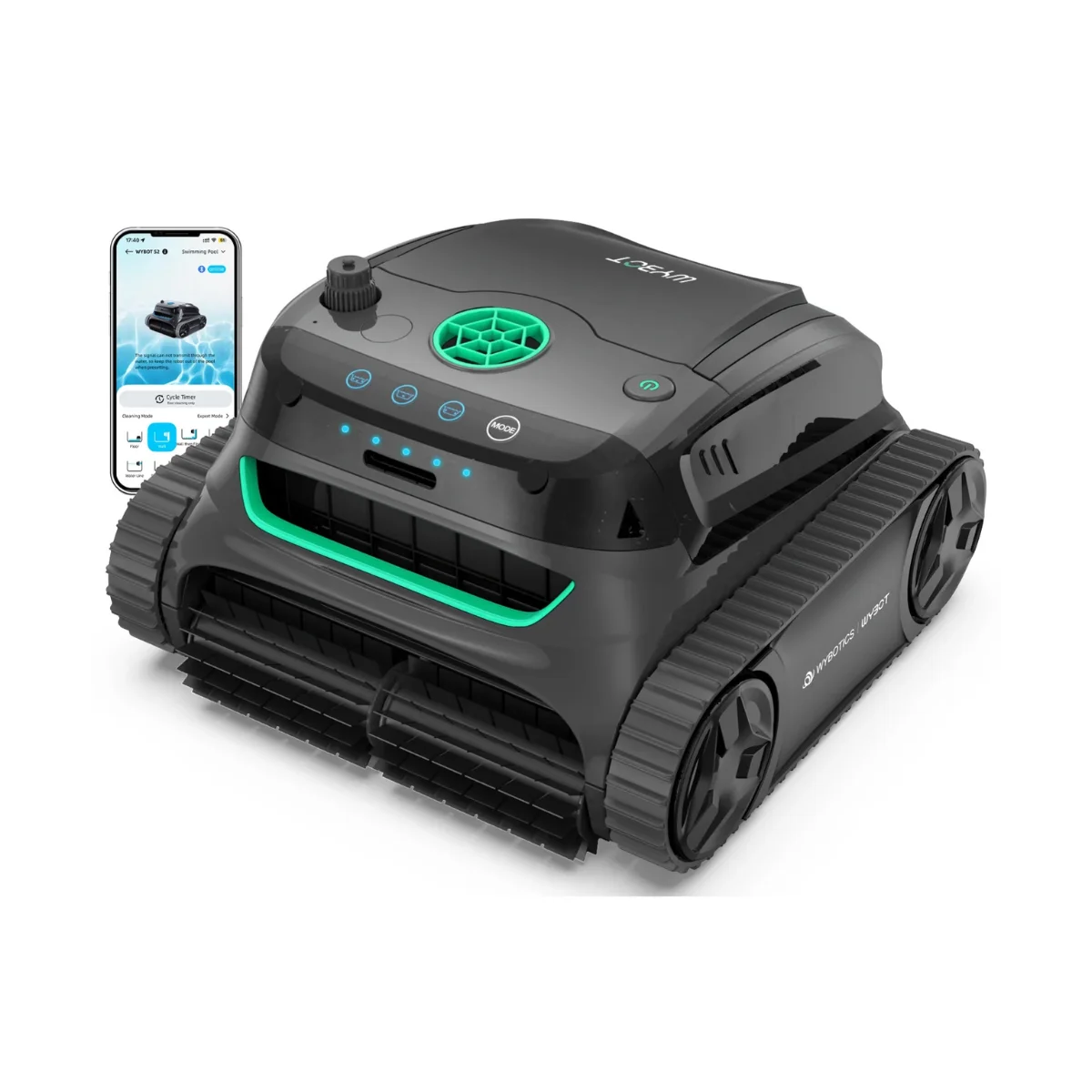 Robot de piscine sans fil Wybot S2
